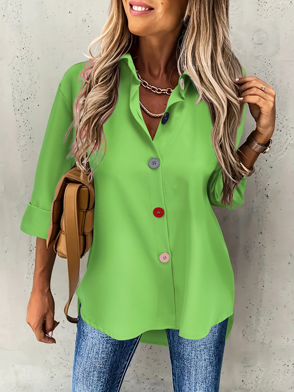 Varsovia Atelier | SZYKOWNA BLUZKA Z GUZIKAMI