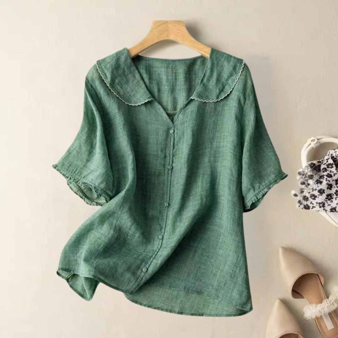 Varsovia Atelier | TOP Z LNU COUPE SWOBODNA