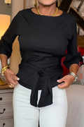 Varsovia Atelier | TOP z wiązaniem w talii