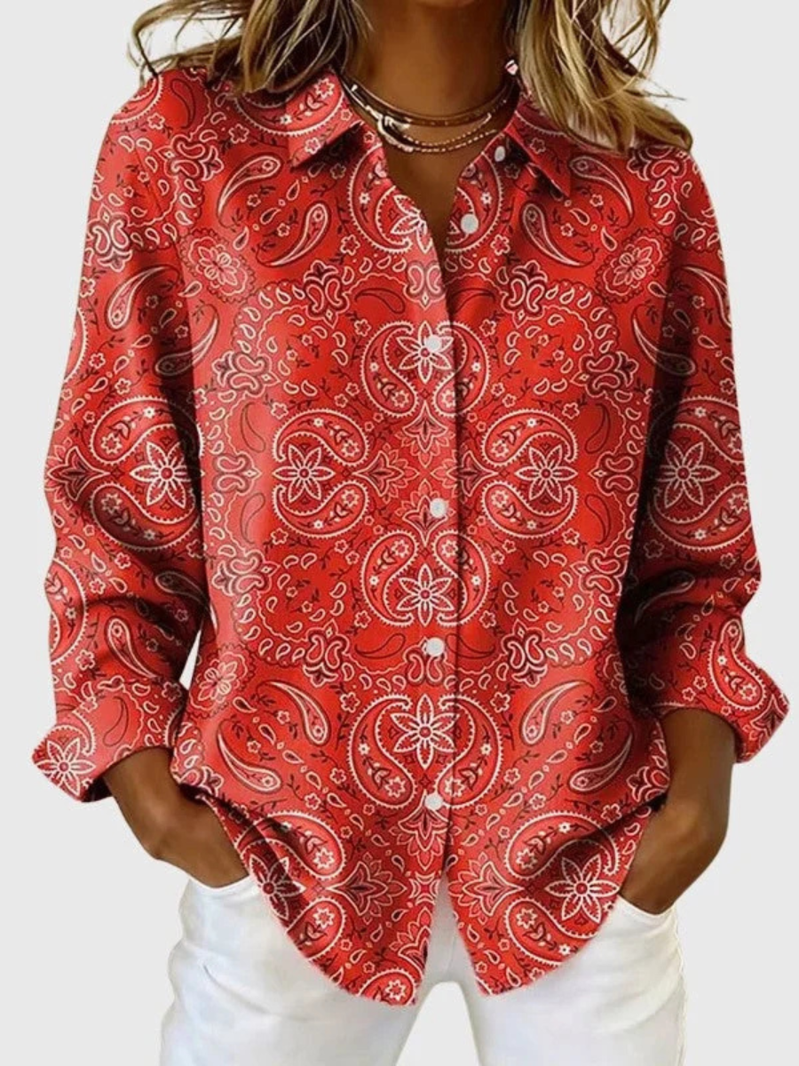 Varsovia Atelier | BLUZKA WZORZYSTY PAISLEY
