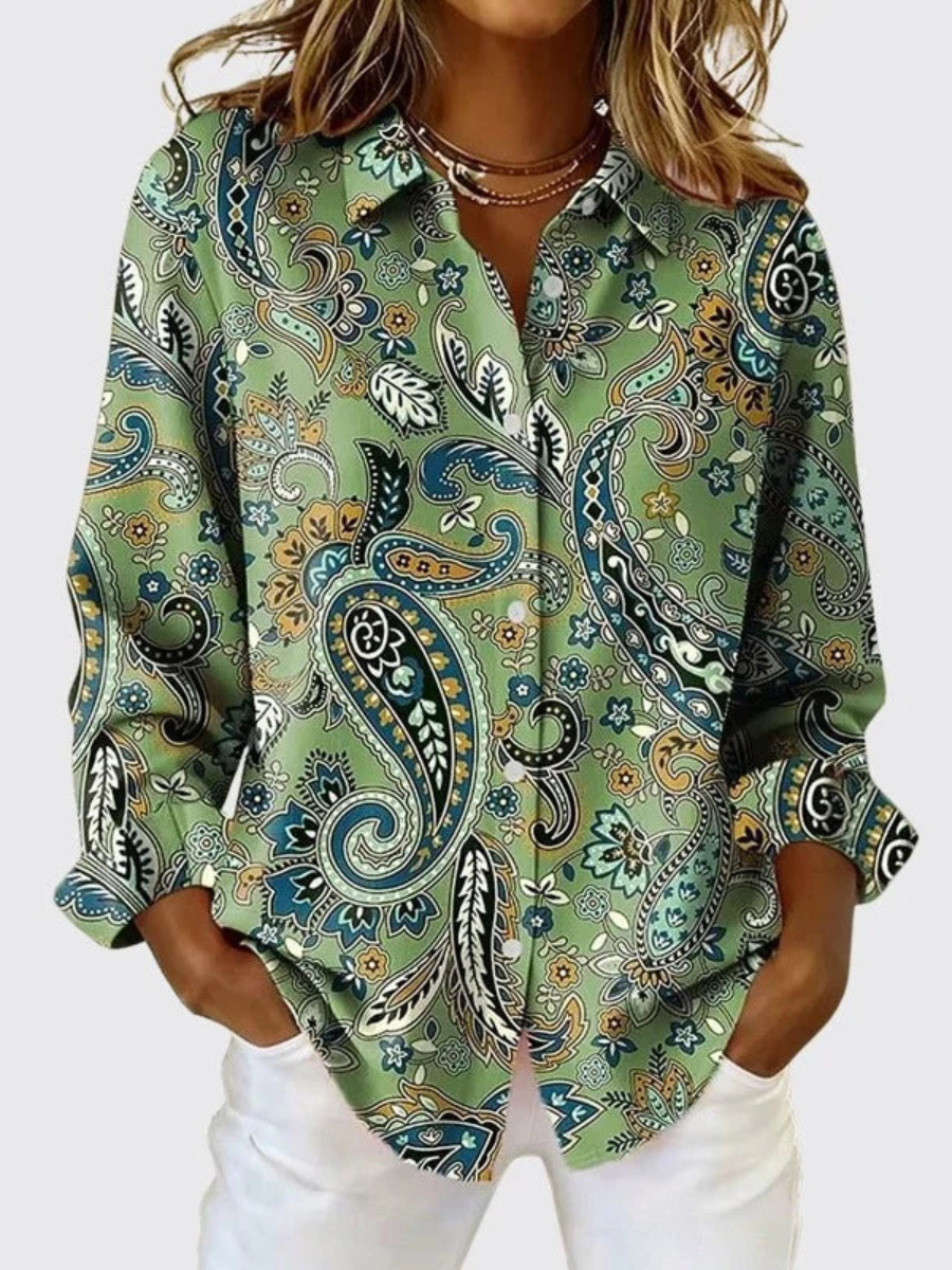 Varsovia Atelier | BLUZKA WZORZYSTY PAISLEY