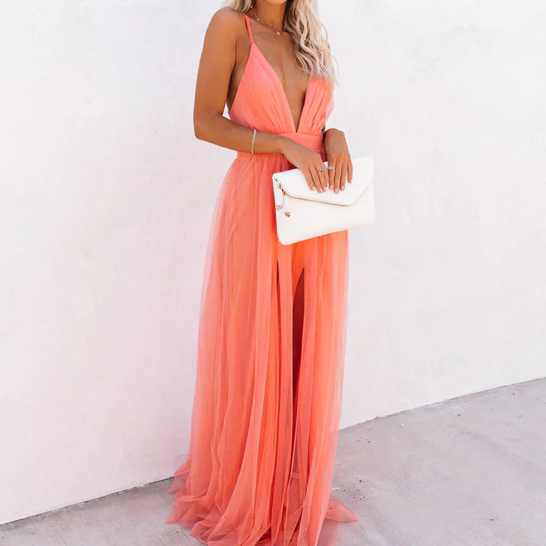 Ginevra | Luce Corallo Maxi Dress