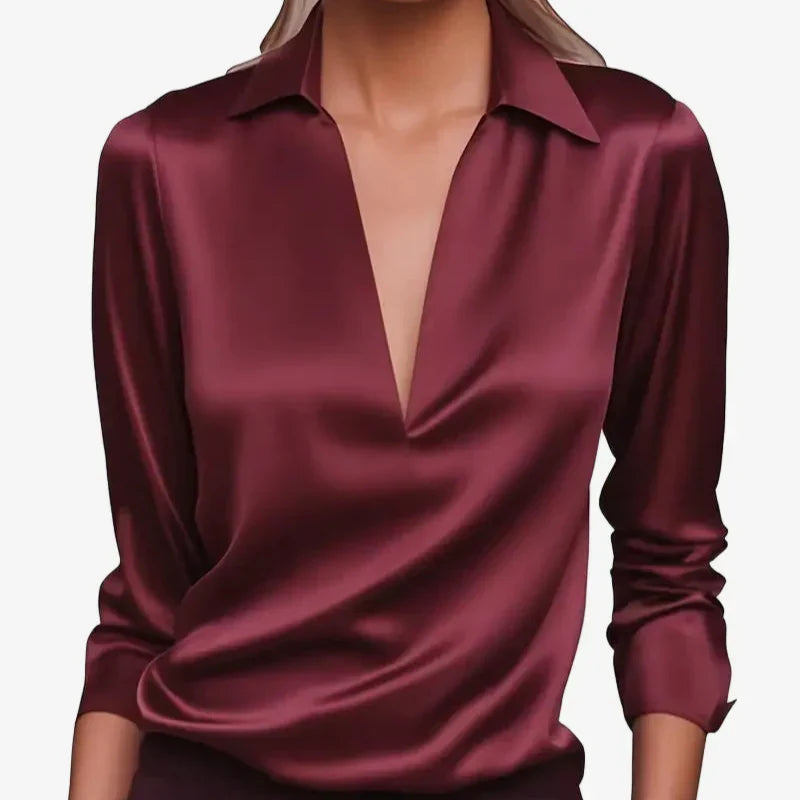 Varsovia Atelier | BLUZKA SATINÉE ELEGANCKA