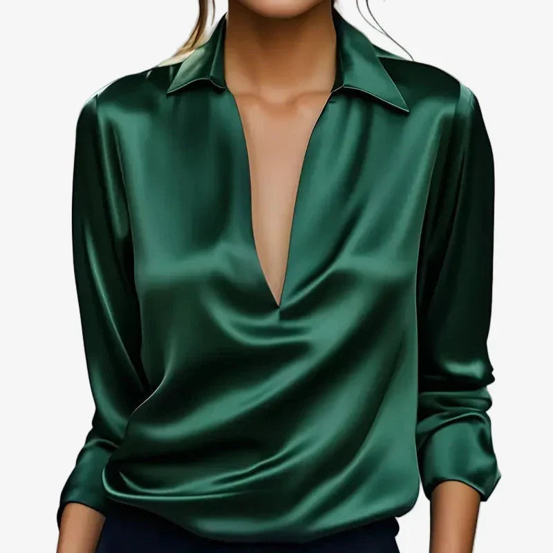 Varsovia Atelier | BLUZKA SATINÉE ELEGANCKA