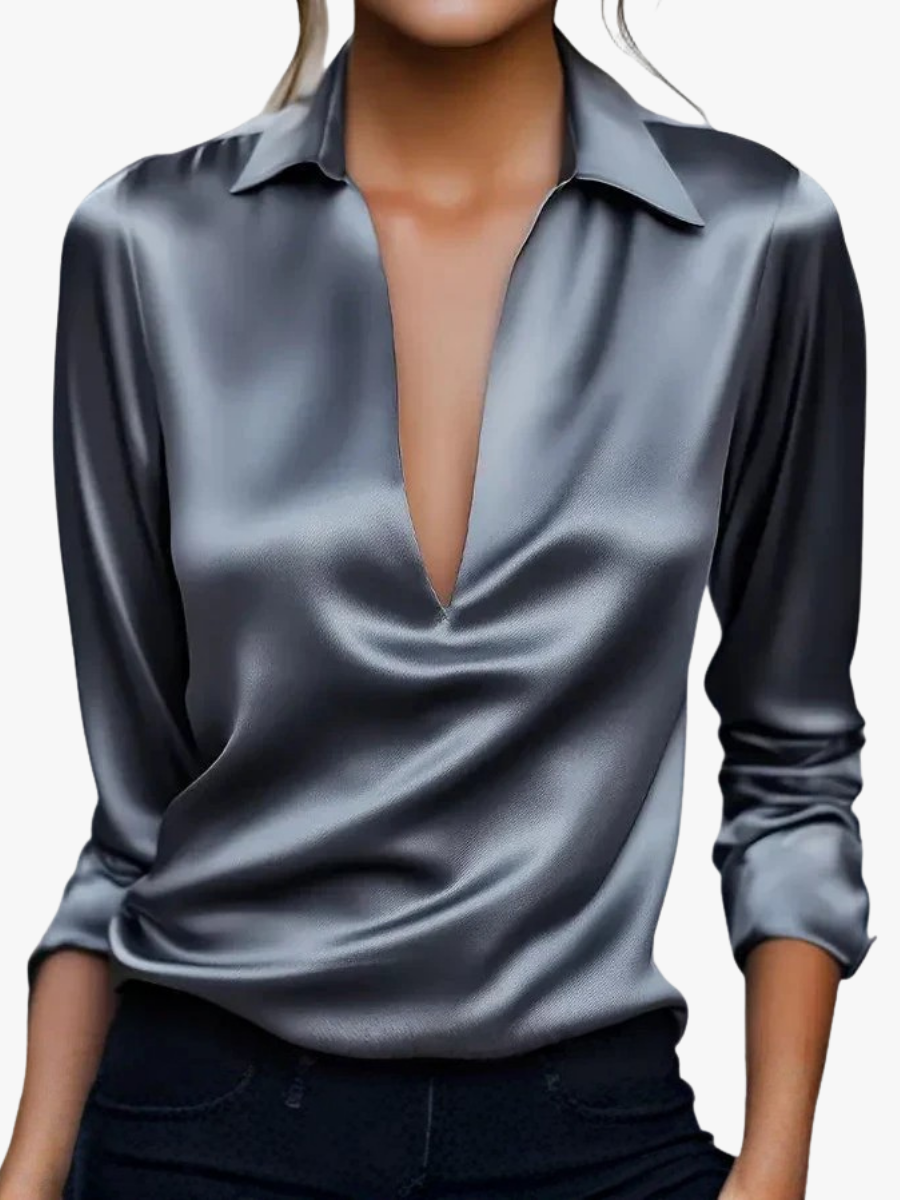 Varsovia Atelier | BLUZKA SATINÉE ELEGANCKA