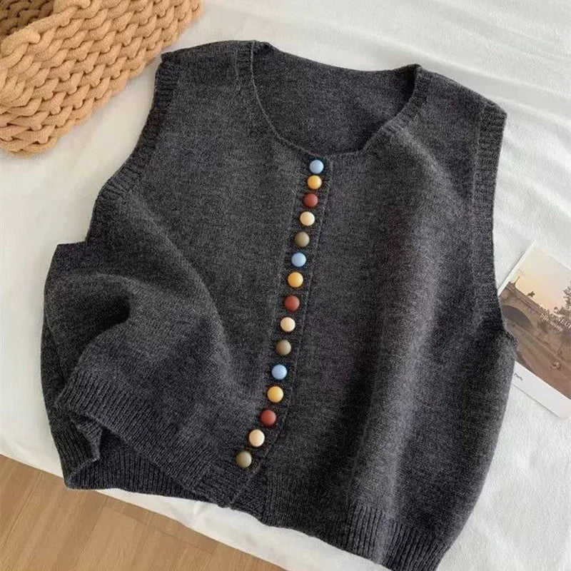 Varsovia Atelier | Maribela- DEKOLTete em Malha com Botões