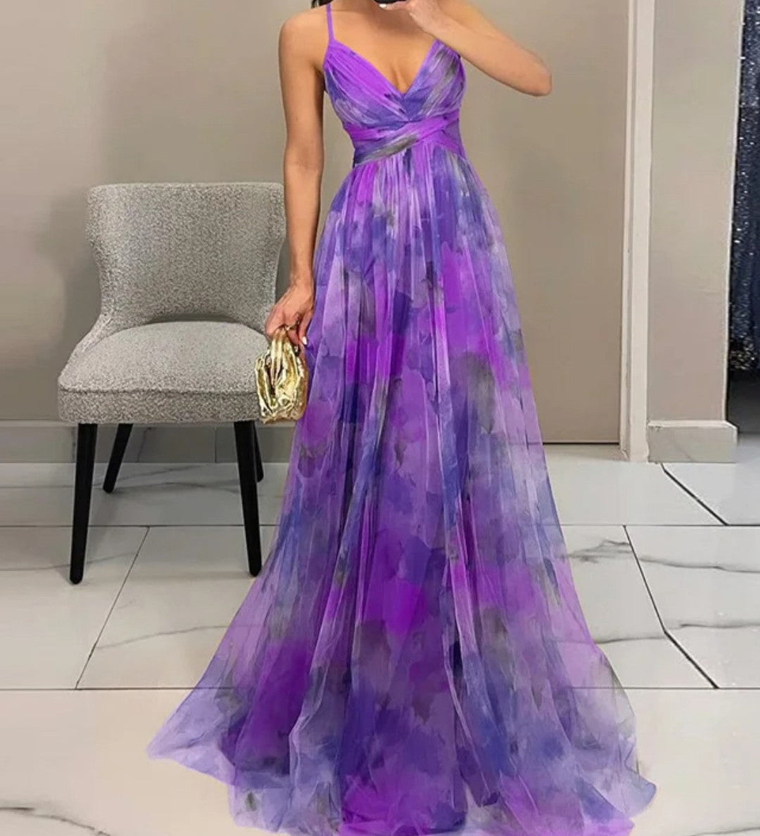Varsovia Atelier | Éléonore | SUKIENKA Longo Fluido Florido