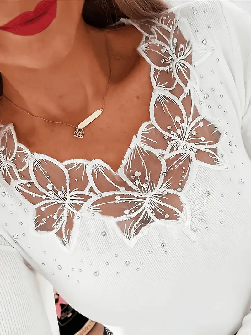 Varsovia Atelier | TOP Z KORONKOWYM DEKOLTEM V