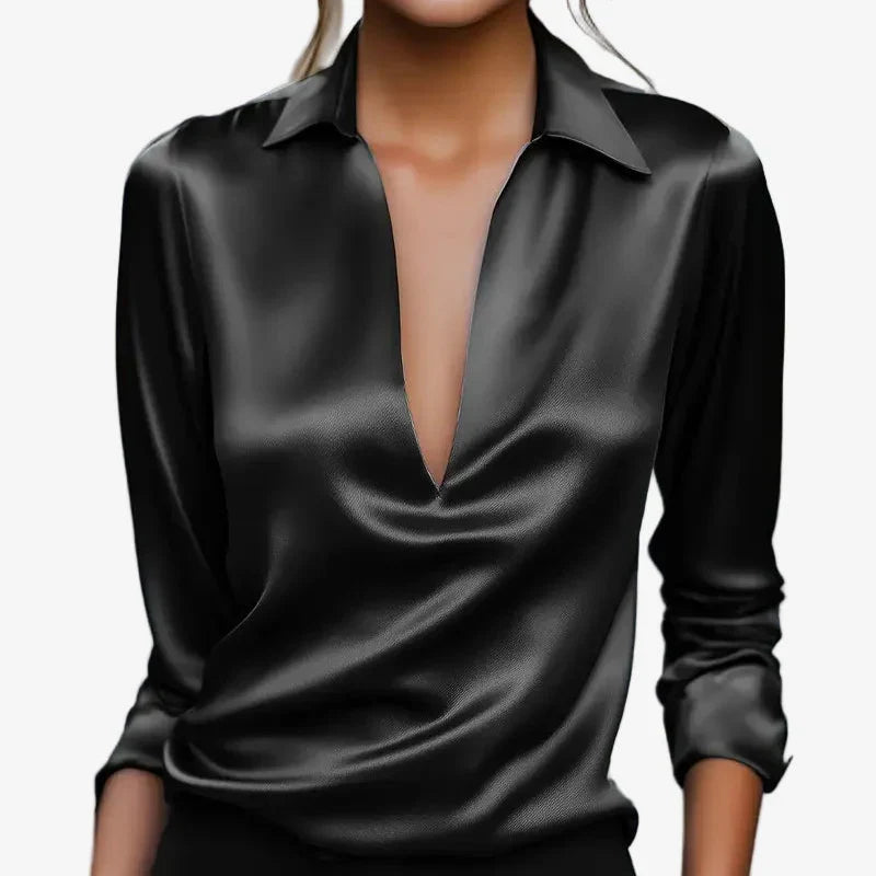 Varsovia Atelier | BLUZKA SATINÉE ELEGANCKA
