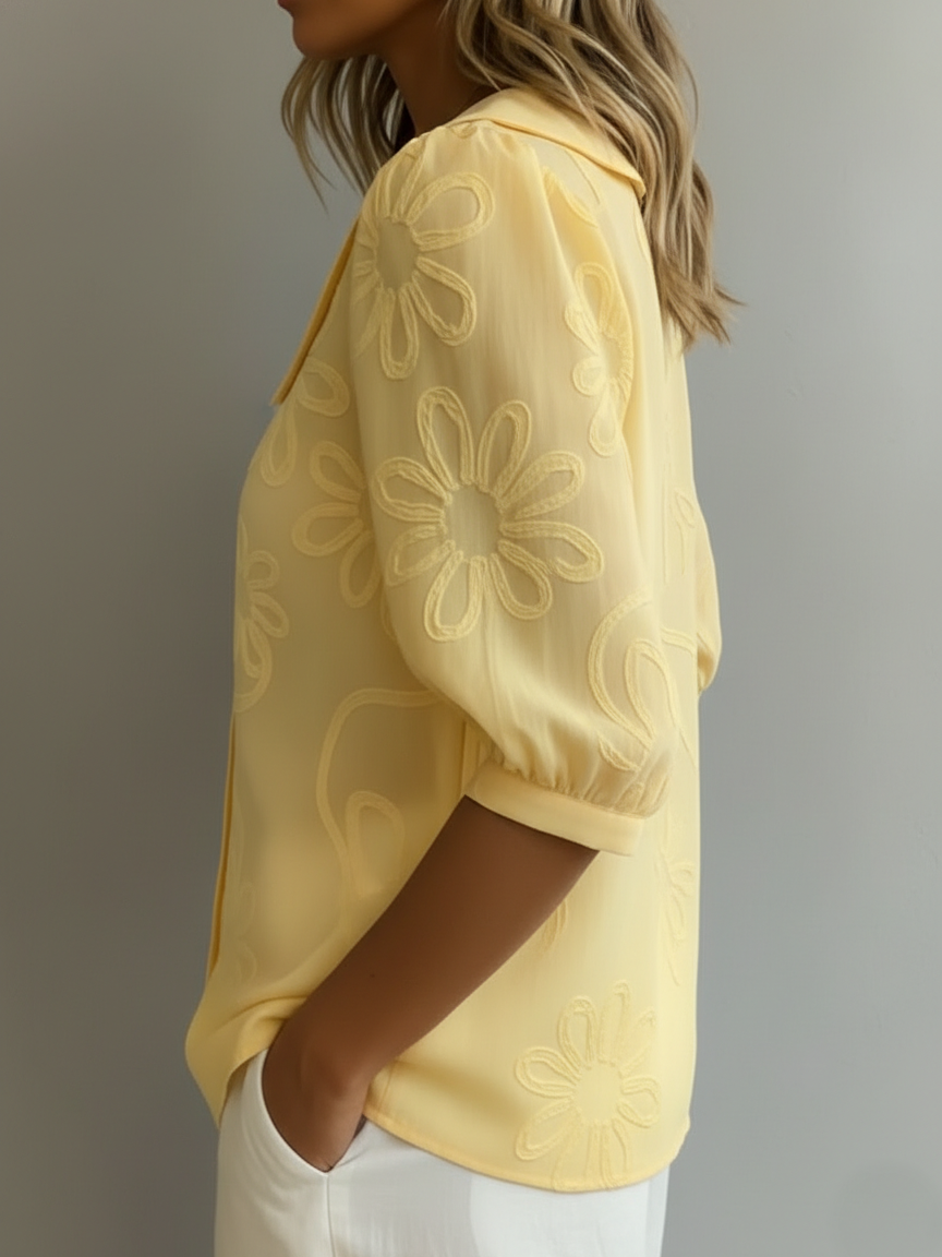 Varsovia Atelier | BLUZKA LETNIA KWIATOWA