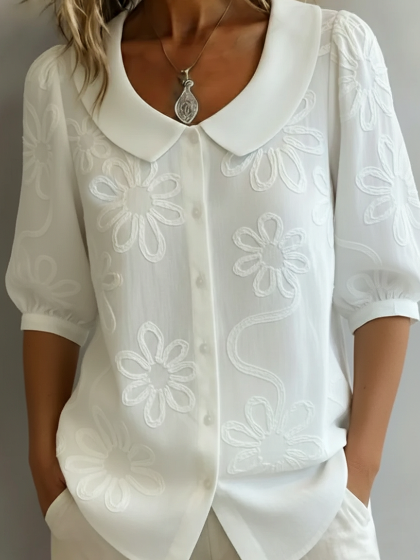Varsovia Atelier | BLUZKA LETNIA KWIATOWA