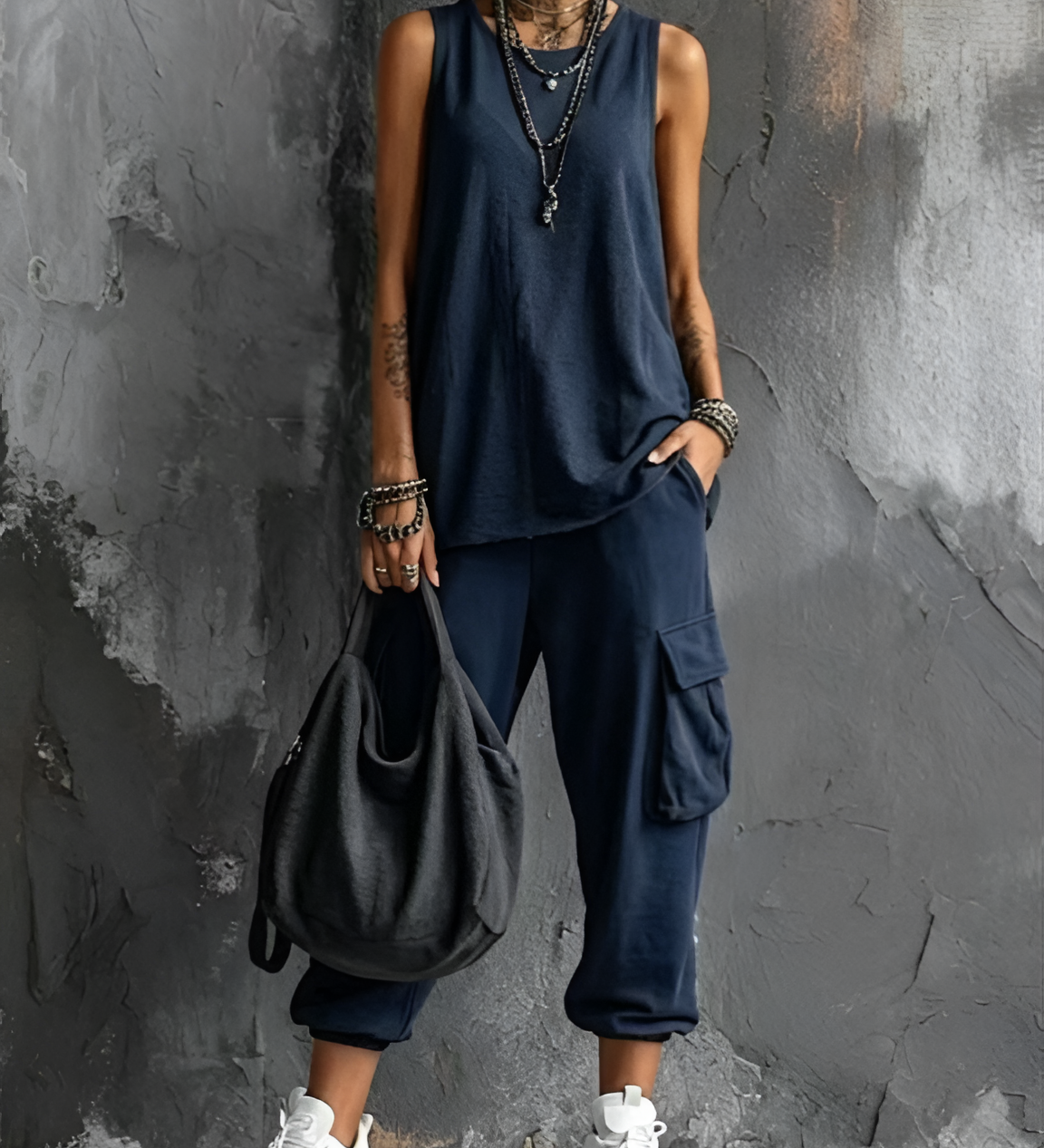 Noemi | Zestaw Casualowy w Miejskim Stylu