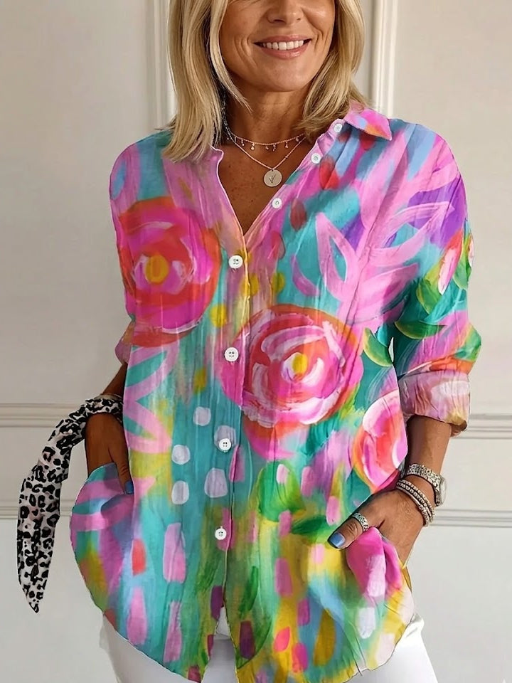 Varsovia Atelier | BLUZKA WZORZYSTAE